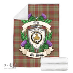 Scottish MacGillivray Hunting Ancient Clan Tartan Blanket - Crest Thistle Style Scottish Plaid Tartan Plaid