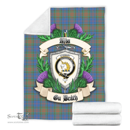 Scottish Stewart of Appin Hunting Ancient Clan Tartan Blanket - Crest Thistle Style Scottish Plaid Tartan Plaid