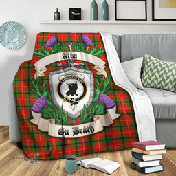 Scottish Turnbull Dress Clan Tartan Blanket - Crest Thistle Style Scottish Plaid Tartan Plaid
