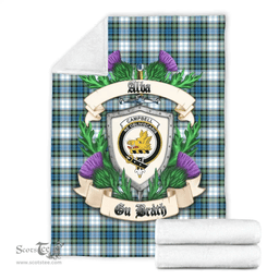 Scottish Campbell Dress Ancient Clan Tartan Blanket - Crest Thistle Style Scottish Plaid Tartan Plaid