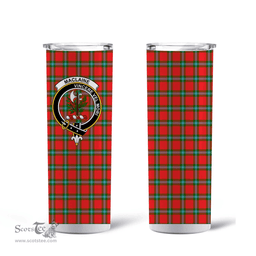 Scottish MACLAINE OF LOCH BULE Clan Tartan Tumbler - Tall Glitter Tumbler Scottish Plaid Tartan Plaid