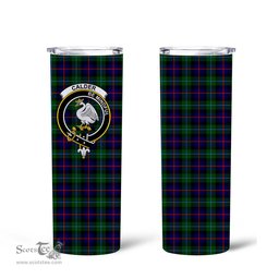 Scottish Calder (Calder Campbell) Clan Tartan Tumbler - Tall Glitter Tumbler Scottish Plaid Tartan Plaid