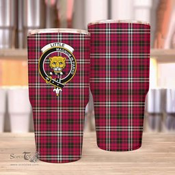 Scottish Little (new) Clan Tartan Tumbler - Stainless Steel Glitter Tumbler Scottish Plaid Tartan Plaid