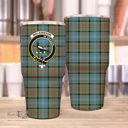 Scottish Walkinshaw Clan Tartan Tumbler - Stainless Steel Glitter Tumbler Scottish Plaid Tartan Plaid