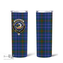 Scottish Edmonstone (of Duntreath) Clan Tartan Tumbler - Tall Glitter Tumbler Scottish Plaid Tartan Plaid
