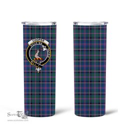 Scottish Cooper Ancient Clan Tartan Tumbler - Tall Glitter Tumbler Scottish Plaid Tartan Plaid