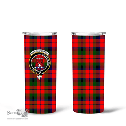Scottish MacNaughten Clan Tartan Tumbler - Tall Glitter Tumbler Scottish Plaid Tartan Plaid