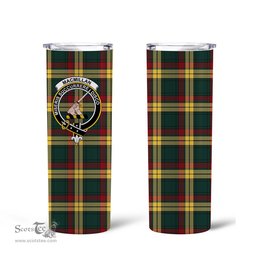Scottish MacMillan Clan Tartan Tumbler - Tall Glitter Tumbler Scottish Plaid Tartan Plaid