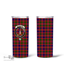 Scottish MacIntyre Clan Tartan Tumbler - Tall Glitter Tumbler Scottish Plaid Tartan Plaid