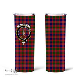 Scottish MacIntyre Clan Tartan Tumbler - Tall Glitter Tumbler Scottish Plaid Tartan Plaid
