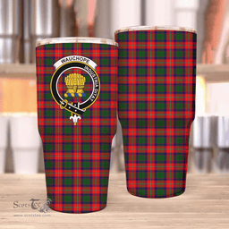 Scottish Wauchope (or Waugh) Clan Tartan Tumbler - Stainless Steel Glitter Tumbler Scottish Plaid Tartan Plaid