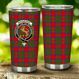 Scottish MacKintosh Clan Tartan Tumbler - Stainless Steel Glitter Tumbler Scottish Plaid Tartan Plaid