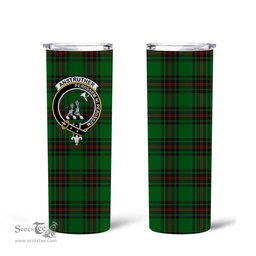 Scottish Anstruther Clan Tartan Tumbler - Tall Glitter Tumbler Scottish Plaid Tartan Plaid