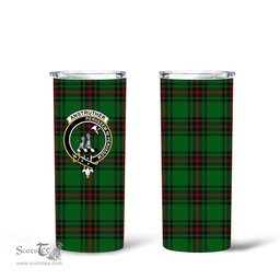 Scottish Anstruther Clan Tartan Tumbler - Tall Glitter Tumbler Scottish Plaid Tartan Plaid