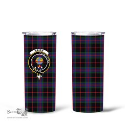 Scottish Nairn Clan Tartan Tumbler - Tall Glitter Tumbler Scottish Plaid Tartan Plaid
