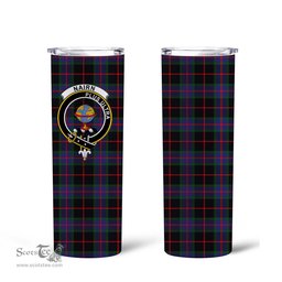 Scottish Nairn Clan Tartan Tumbler - Tall Glitter Tumbler Scottish Plaid Tartan Plaid