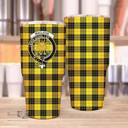 Scottish MacLeod of Lewis Clan Tartan Tumbler - Stainless Steel Glitter Tumbler Scottish Plaid Tartan Plaid