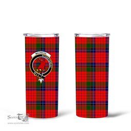 Scottish MacNicol (of Scorrybreac) Clan Tartan Tumbler - Tall Glitter Tumbler Scottish Plaid Tartan Plaid