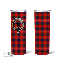 Scottish Abernethy Clan Tartan Tumbler - Tall Glitter Tumbler Scottish Plaid Tartan Plaid