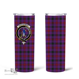 Scottish Montgomery Clan Tartan Tumbler - Tall Glitter Tumbler Scottish Plaid Tartan Plaid