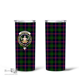 Scottish Urquhart Clan Tartan Tumbler - Tall Glitter Tumbler Scottish Plaid Tartan Plaid