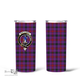 Scottish Montgomery Clan Tartan Tumbler - Tall Glitter Tumbler Scottish Plaid Tartan Plaid