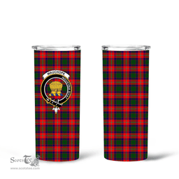 Scottish Wauchope (or Waugh) Clan Tartan Tumbler - Tall Glitter Tumbler Scottish Plaid Tartan Plaid
