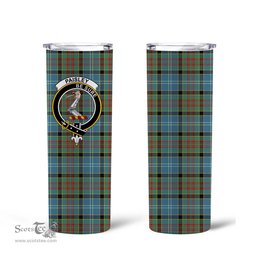 Scottish Paisley Clan Tartan Tumbler - Tall Glitter Tumbler Scottish Plaid Tartan Plaid