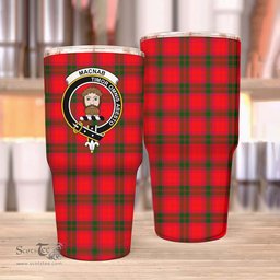 Scottish MacNab Clan Tartan Tumbler - Stainless Steel Glitter Tumbler Scottish Plaid Tartan Plaid