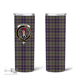 Scottish Tailyour (or Taylor) Clan Tartan Tumbler - Tall Glitter Tumbler Scottish Plaid Tartan Plaid