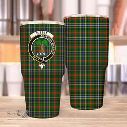Scottish Bis- Clan Tartan Tumbler - Stainless Steel Glitter Tumbler Scottish Plaid Tartan Plaid