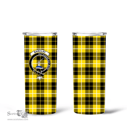 Scottish Barclay Clan Tartan Tumbler - Tall Glitter Tumbler Scottish Plaid Tartan Plaid