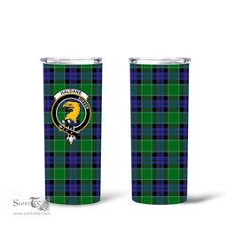 Scottish Haldane Clan Tartan Tumbler - Tall Glitter Tumbler Scottish Plaid Tartan Plaid