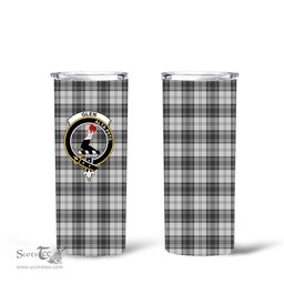 Scottish Glen Clan Tartan Tumbler - Tall Glitter Tumbler Scottish Plaid Tartan Plaid