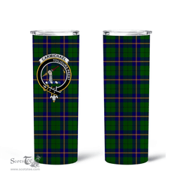 Scottish Carmichael Clan Tartan Tumbler - Tall Glitter Tumbler Scottish Plaid Tartan Plaid