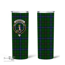 Scottish Henderson Clan Tartan Tumbler - Tall Glitter Tumbler Scottish Plaid Tartan Plaid