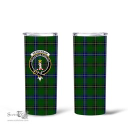 Scottish Henderson Clan Tartan Tumbler - Tall Glitter Tumbler Scottish Plaid Tartan Plaid