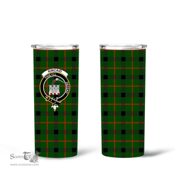 Scottish Kincaid Clan Tartan Tumbler - Tall Glitter Tumbler Scottish Plaid Tartan Plaid