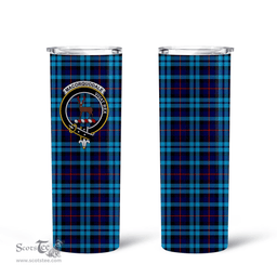 Scottish MacCorquodale Clan Tartan Tumbler - Tall Glitter Tumbler Scottish Plaid Tartan Plaid