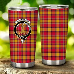 Scottish Scrymgeour Clan Tartan Tumbler - Stainless Steel Glitter Tumbler Scottish Plaid Tartan Plaid