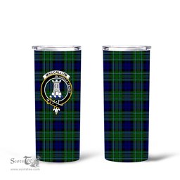 Scottish MacCallum Clan Tartan Tumbler - Tall Glitter Tumbler Scottish Plaid Tartan Plaid