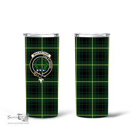 Scottish MacArthur Clan Tartan Tumbler - Tall Glitter Tumbler Scottish Plaid Tartan Plaid