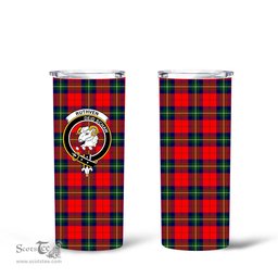 Scottish Ruthven Clan Tartan Tumbler - Tall Glitter Tumbler Scottish Plaid Tartan Plaid