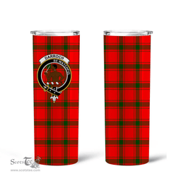 Scottish Darroch (Gourock) Clan Tartan Tumbler - Tall Glitter Tumbler Scottish Plaid Tartan Plaid