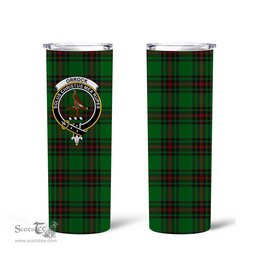 Scottish Orrock Clan Tartan Tumbler - Tall Glitter Tumbler Scottish Plaid Tartan Plaid