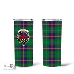 Scottish Young Clan Tartan Tumbler - Tall Glitter Tumbler Scottish Plaid Tartan Plaid