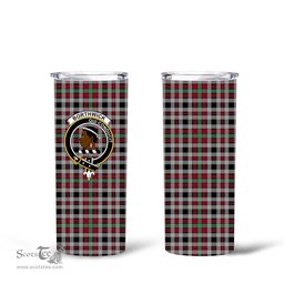 Scottish Borthwick Clan Tartan Tumbler - Tall Glitter Tumbler Scottish Plaid Tartan Plaid
