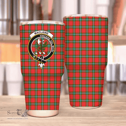 Scottish MACLAINE OF LOCH BULE Clan Tartan Tumbler - Stainless Steel Glitter Tumbler Scottish Plaid Tartan Plaid