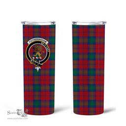 Scottish Fotheringham Clan Tartan Tumbler - Tall Glitter Tumbler Scottish Plaid Tartan Plaid