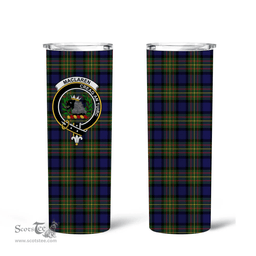 Scottish MacLaren Clan Tartan Tumbler - Tall Glitter Tumbler Scottish Plaid Tartan Plaid